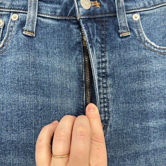 Madewell Size 28 Curvy Perfect Vintge Medium Wash Straight Leg Jean Casual NWOT - Picture 5 of 8
